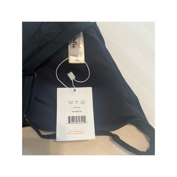 ANDIE Swim - The Tahiti Top - Black - Size XL - NWT - Picture 6 of 6